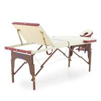 Массажный стол складной деревянный 3-х секционный JF-AY01 (темная рама) "Med-Mos" Массажный стол складной деревянный 3-х секционный JF-AY01 (темная рама) "Med-Mos"